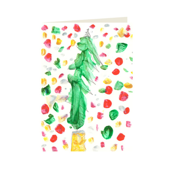 Dotty Christmas Card pack of 10