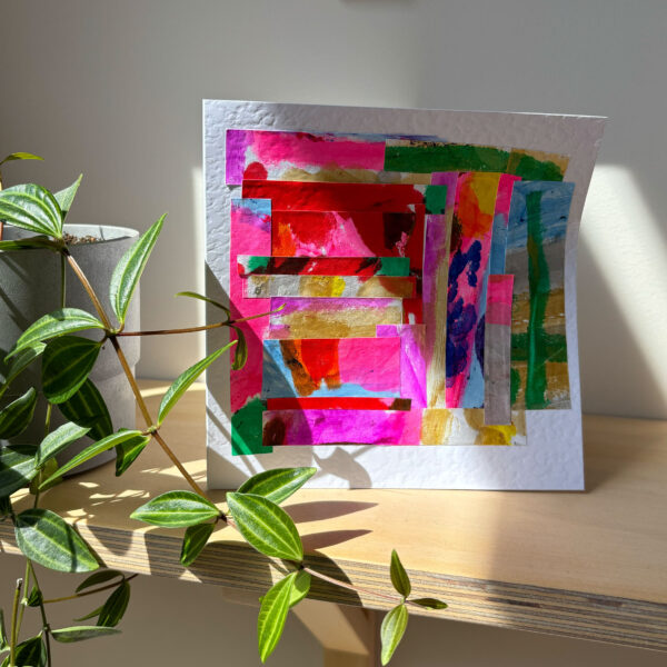 'Patchwork' handmade card