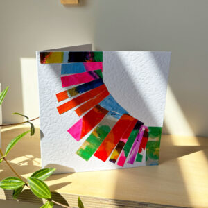 'Under The Rainbow' handmade card