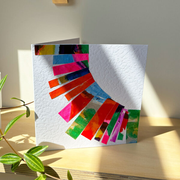 'Under The Rainbow' handmade card